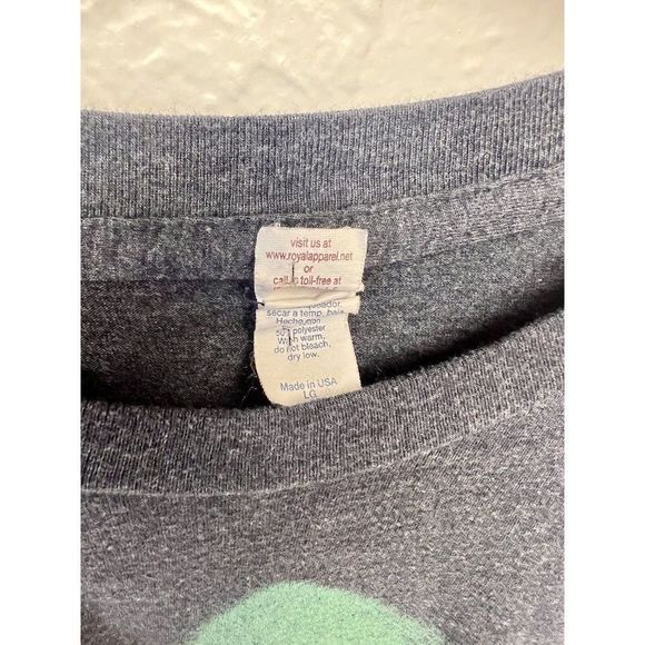 Sigur Ros Band Concert T Shirt Size Large Green Grey Design Jonsi Vintage - Picture 3 of 5